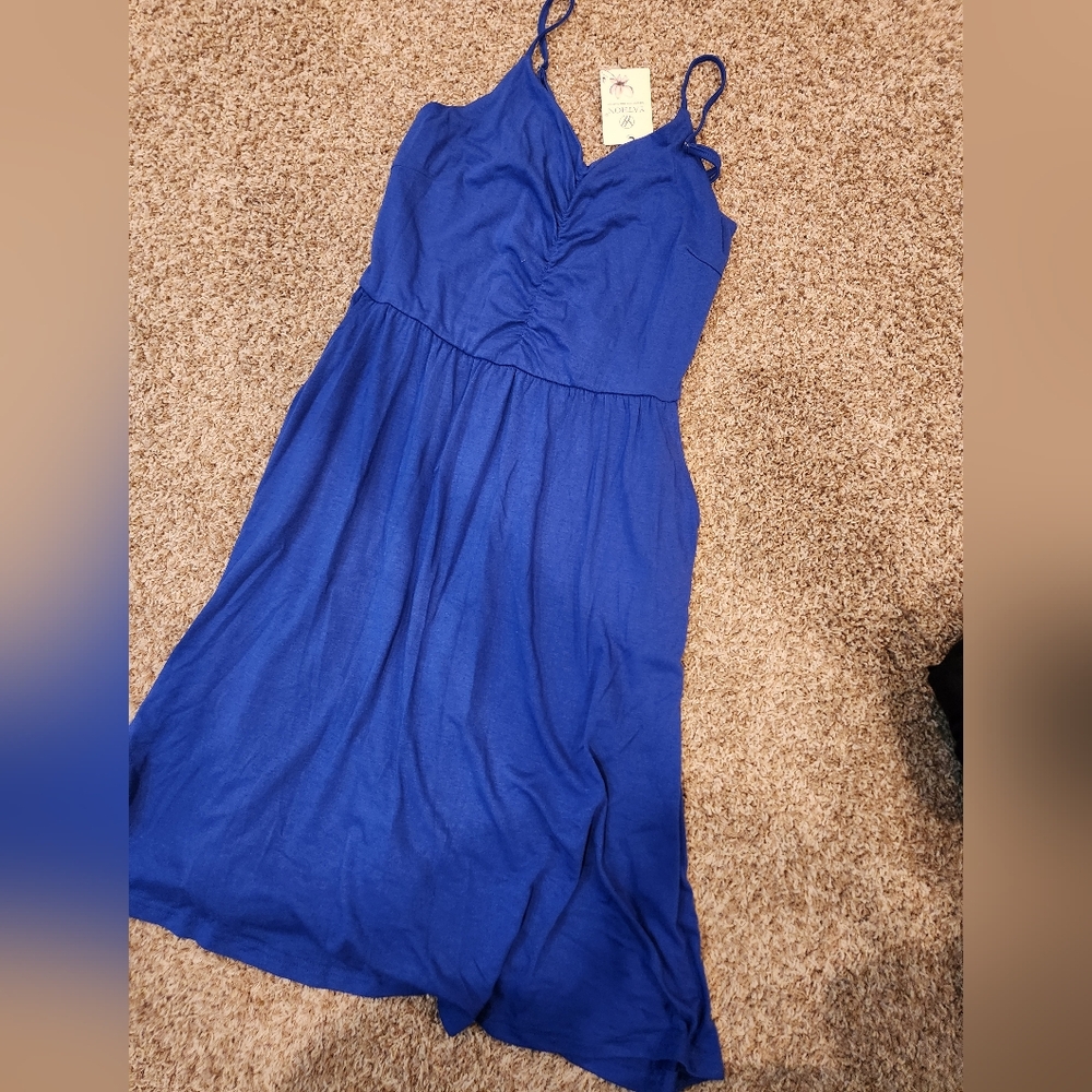 Blue dress
